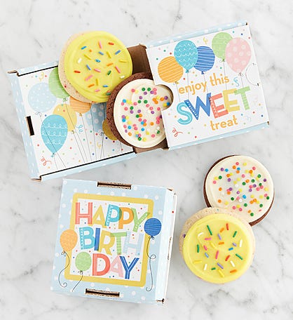 Happy Birthday 2 Pack Cookie Card